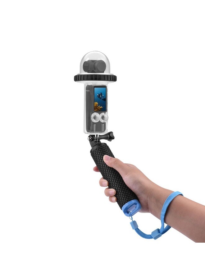 The Pocket 3 (OSMO Pocket 3) diving case is waterproof up to 40 meters. It features a shatterproof, waterproof protective case with a sink-proof tripod to safeguard your camera during deep dives. - Image 4