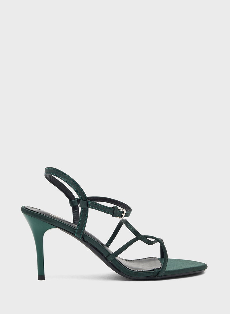 Ginger Pointed Heeled Sandal - Image 1