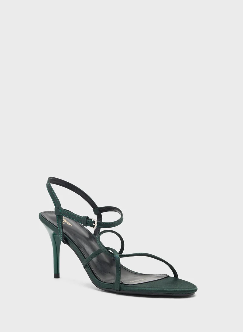 Ginger Pointed Heeled Sandal