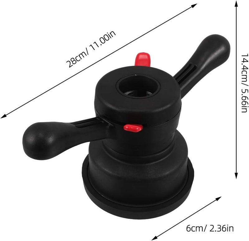 Healeved Hub Wing Nut Quick Release 40mm Thread 4mm Pitch Cup Tire Balancer Tool for Wheel Balancer Machines Automotive Repair - Image 2