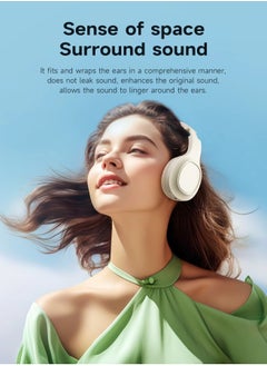hoco. HOCO W46 Wireless Bluetooth 5.3  & wired Headphone 40MM Speaker Music Earphone For Sports Gaming Folding Design Easy to Carry Headset for Android and IOS Supports BT and AUX playback modes Compatible with Mobile Phones, Tablets, Laptop and Computer  - Image 3