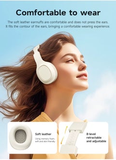 hoco. HOCO W46 Wireless Bluetooth 5.3  & wired Headphone 40MM Speaker Music Earphone For Sports Gaming Folding Design Easy to Carry Headset for Android and IOS Supports BT and AUX playback modes Compatible with Mobile Phones, Tablets, Laptop and Computer  - Image 5