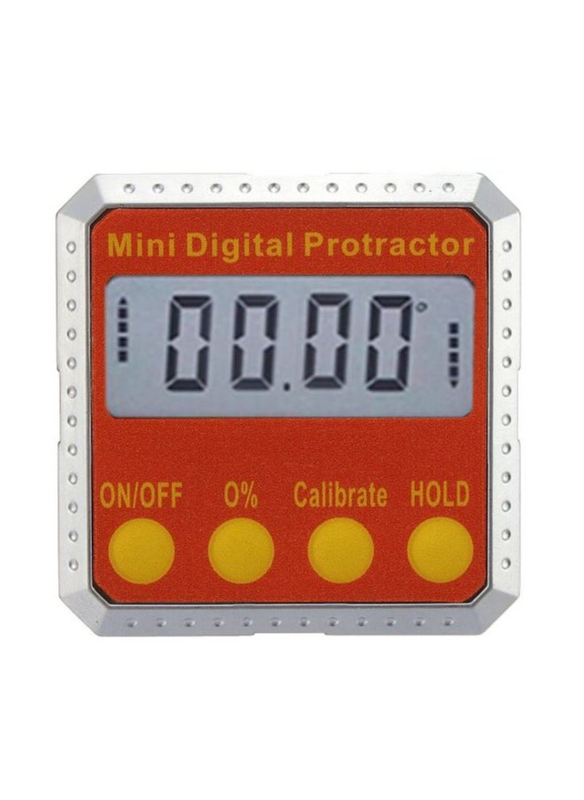 Mini Digital Protractor, Electronic Inclinometer, Angle Ruler Level Tool, Bevel Box Angle Finder Gauge, 2 Side Magnetic Base
