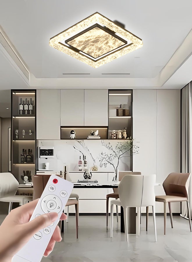 Grand square-shaped and Nordic style Italian minimalist modern living room for family, master bedroom, study, villa living room, high-end ceiling lamp with a sense of sophistication - Image 1