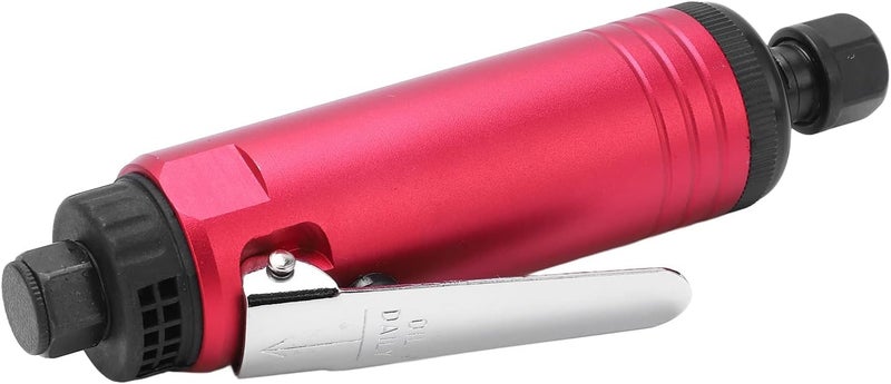 Air Die Grinder 20000RPM Mini Compact Short Polishing Tool with 3mm 6mm Collet, Adjustable Speed Die Grinder Kit for Metal Tire Shoe Mold Deburring and Polishing (EU Style) - Image 3