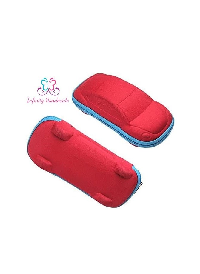 Generic Children Glasses Case, for Kids Boys Girls Car Shape Lightweight Glasses Box Vintage Portable Zipper Glasses Case,Exclusive from Seller INFINITYHANDMADE Only  - Image 2