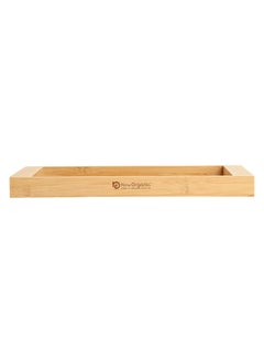 Now Organic - Living a Conscious Lifestyle Now Organic Band Bamboo Wood Tray Versatile Kitchen and Bathroom Organizer Stylish EcoFriendly and Functional 395x15 cm 155x59  - Image 3