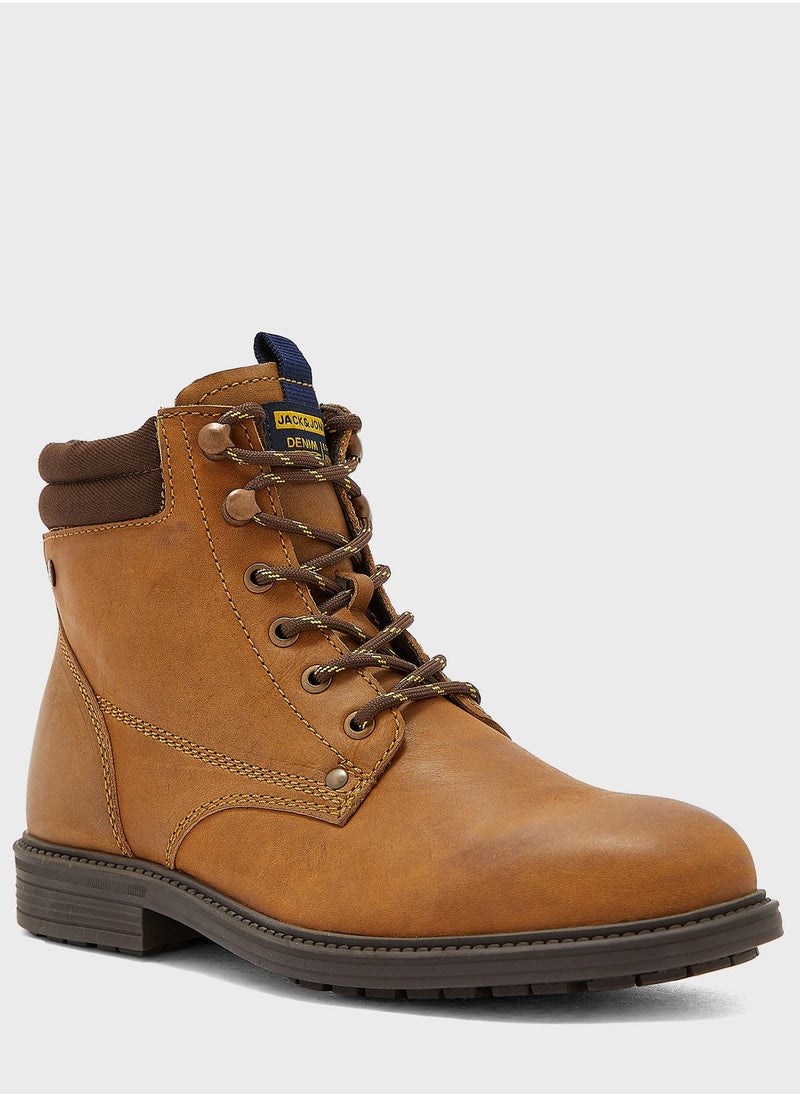 JACK & JONES - High Top Formal Boots - Image 1