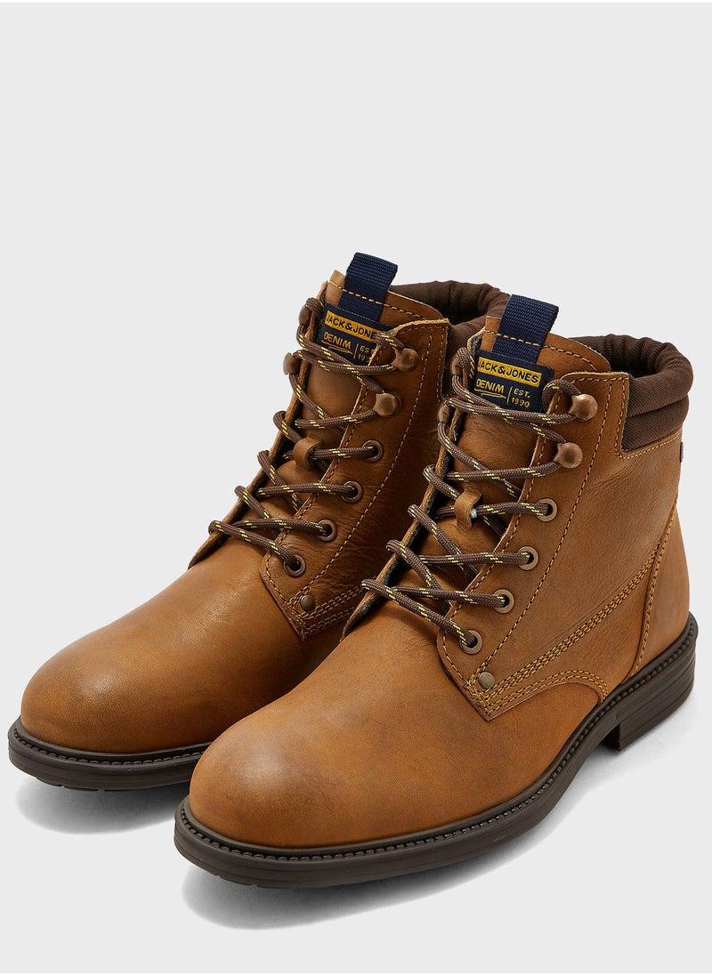 JACK & JONES - High Top Formal Boots - Image 1