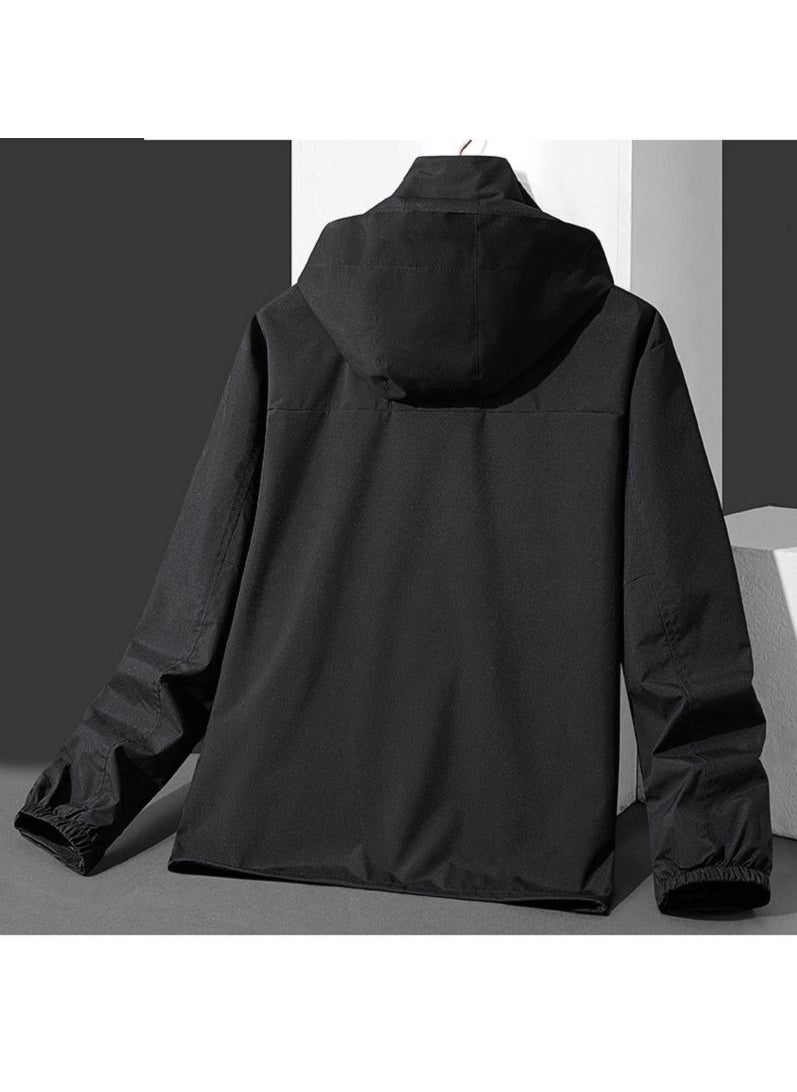 Loquat Thin Outdoor Hooded Windproof And Waterproof Overcoat  - Image 2