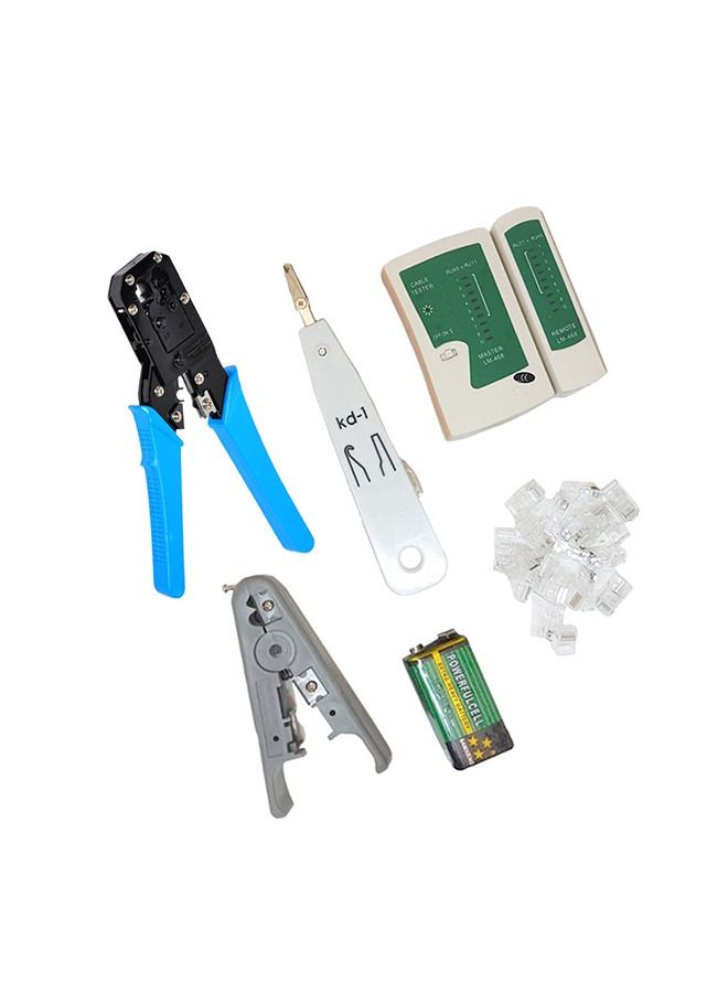 A kit consisting of 24 integrated pieces for easy connection of networks, internet cables  / TBC400  - Image 1
