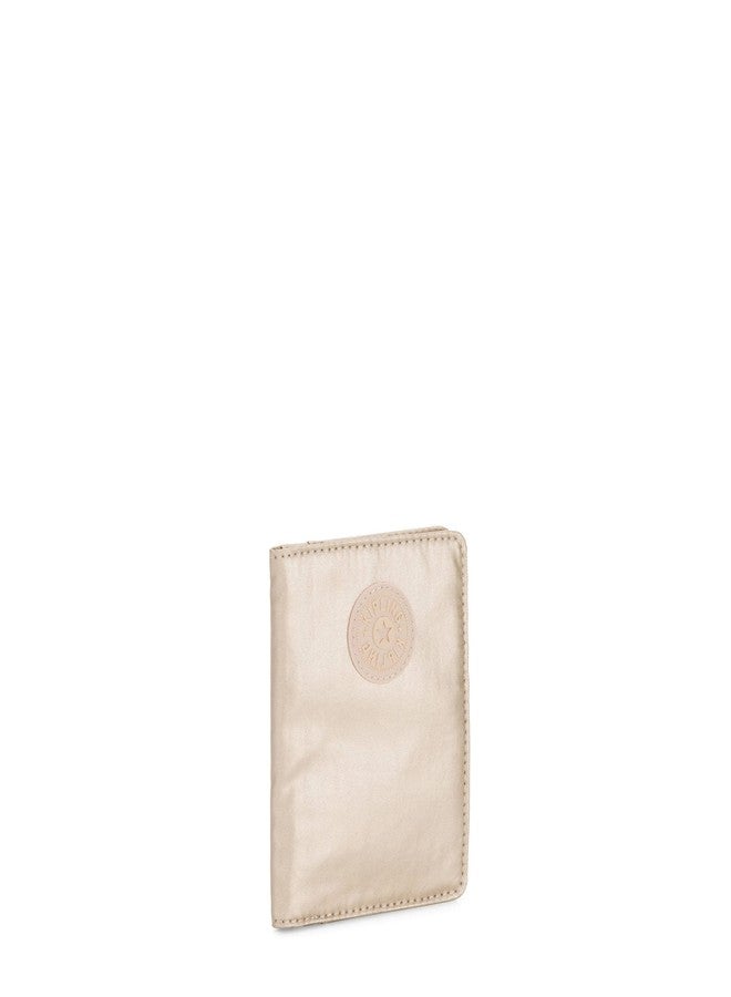 KIPLING KIPLING Kipling Passport Metallic Case Holder Starry Gold Metallic - Image 2