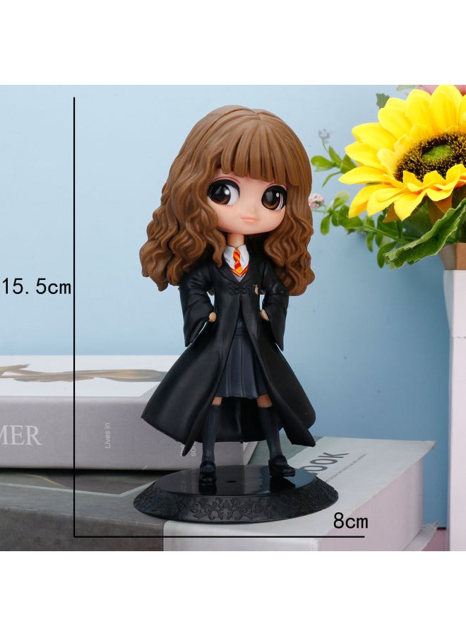 Magic Academy Series Car Doll Hermione Fred Blast Malfoy Harry Magic Hand Ornaments 