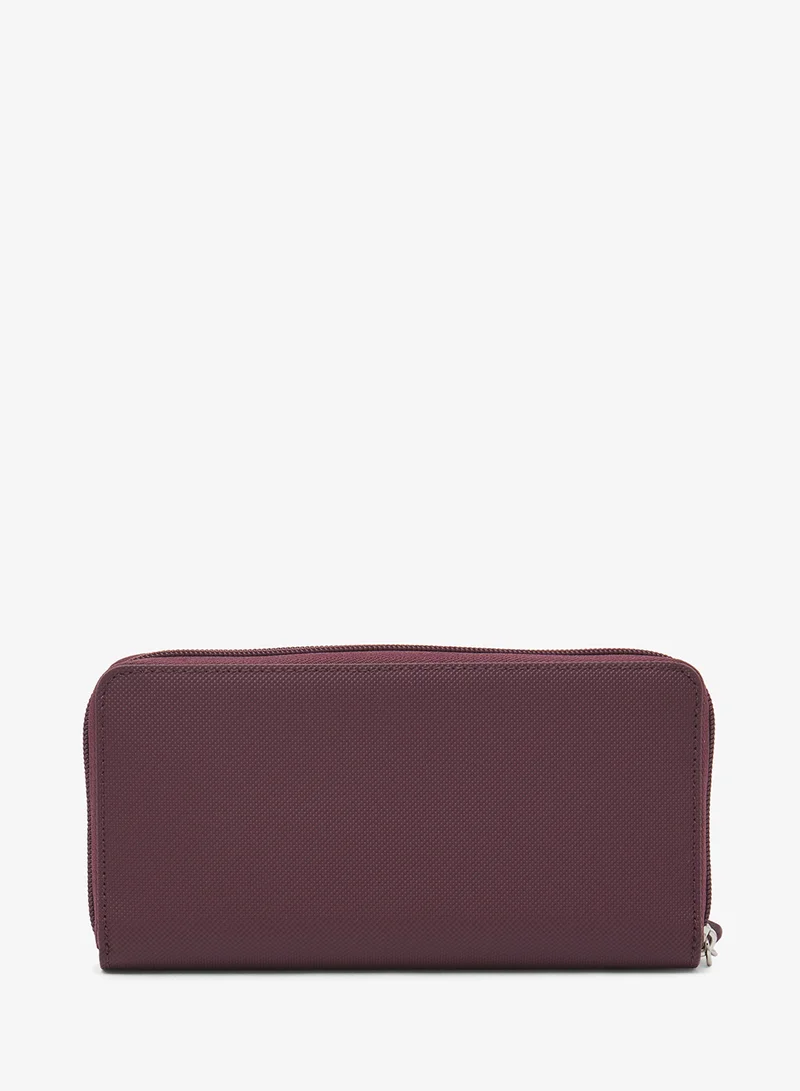 لاكوست Logo Zip Around Long Wallet
