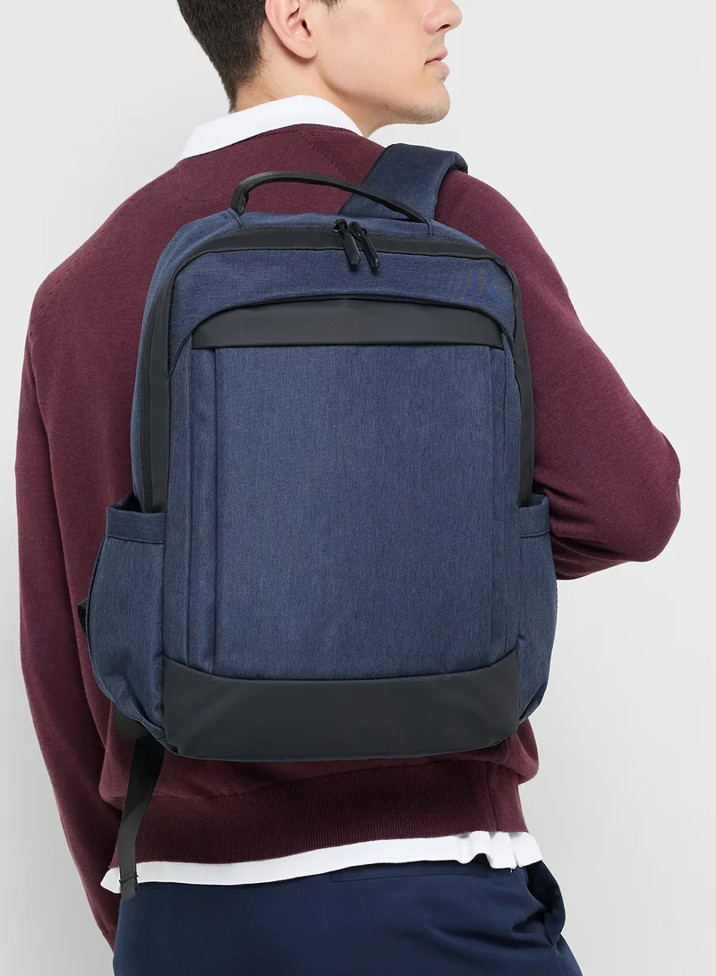 Robert Wood Padded Back Support Casual Backpack With Usb Port