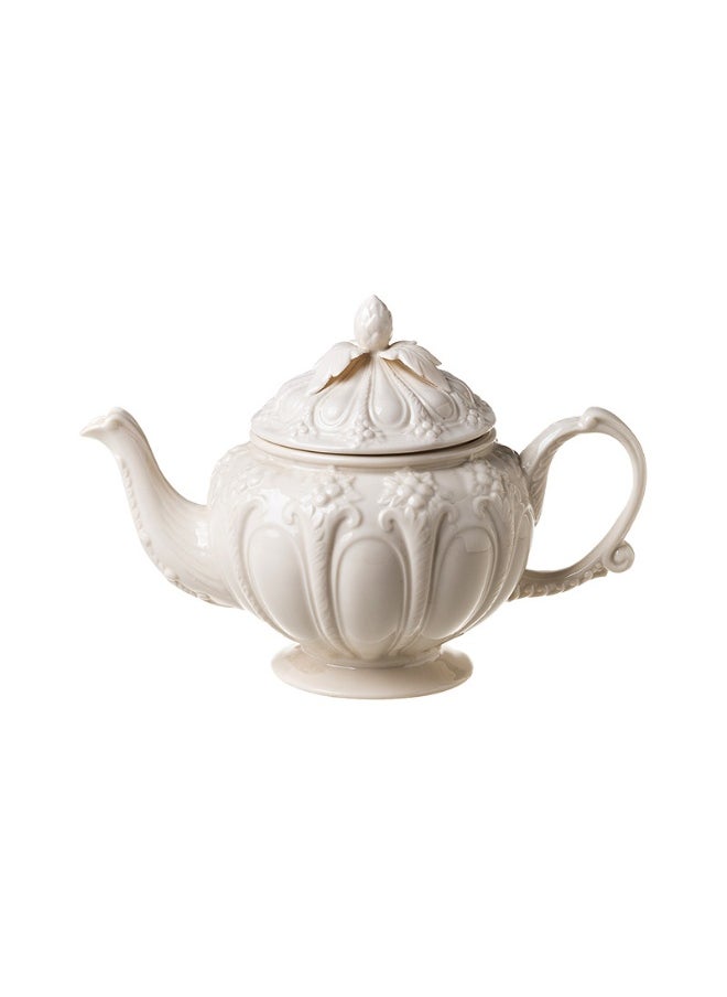 xozgdovg Vintage English Embossed Royal Court Style Coffee Cup Afternoon Tea Set  - Image 1