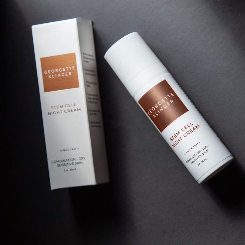 Georgette Klinger Stem Cell Night Cream - Overnight Face Cream Moisturizer for Anti-Aging, Fine Lines and Wrinkles - With Hydrating Hyaluronic Acid & Vitamin E - 1 oz - Image 2