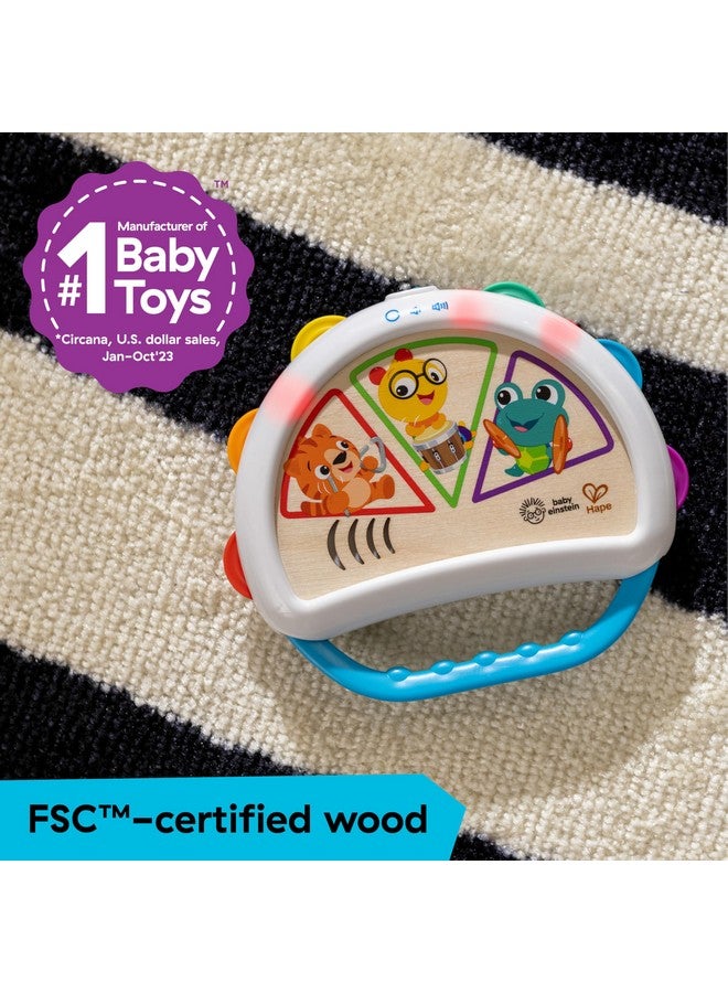 Baby Einstein + Hape Tap & Shake Magic Touch Tambourine, Ages 6 Months and Up - Image 4