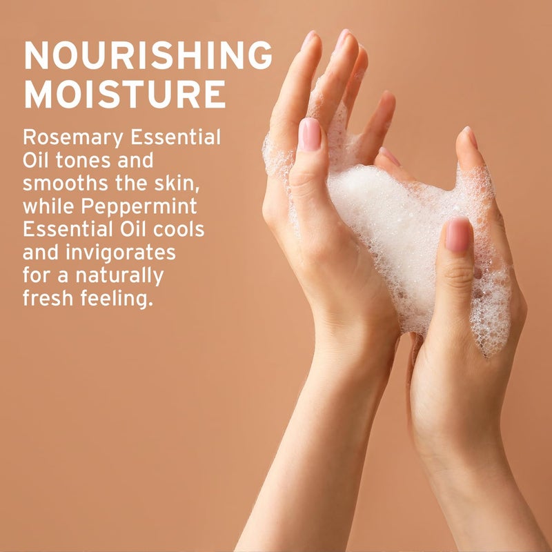 LIFE-FLO Magnesium Body Wash, Refreshing, Moisturizing Liquid Soap with Magnesium Chloride from the Zechstein Seabed, Peppermint Oil and Rosemary Oil, 60-Day Guarantee, Not Tested on Animals, 16oz - Image 4