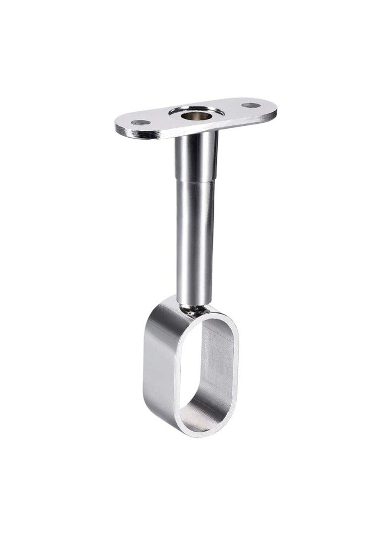 KNP KNP Adjustable Oval Shape Towel Bracket Shower Curtain Rods (4Pcs) are perfect for supporting shower curtains, towels, and even wardrobe hanging solutions. - Image 1