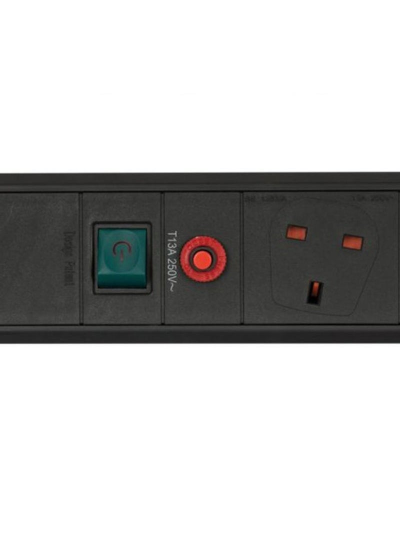 Brennenstuhl 4-Way Premium-Line Extension Socket With Switch Black 3meter - Image 3