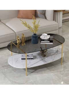 Single coffee table, 2 floors, size 120*60, height 50 cm, wood - pzsku/Z4011775F62947A9DBBDEZ/45/_/1727334432/ab2d45ce-cded-46b0-9cff-a95ad9ffb411