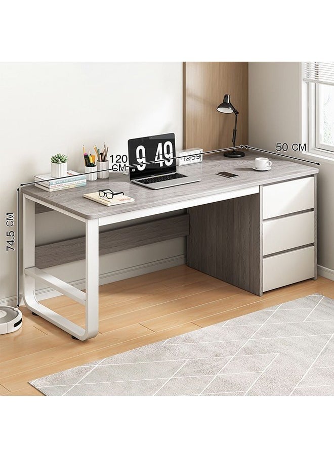 KLNAMAEAAN - Multifunctional Computer Table And Office Desk With 3 Drawers 120 CM - Image 1