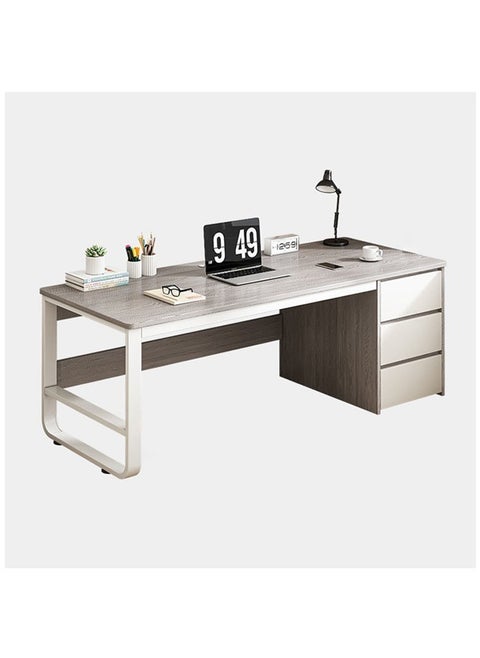 Multifunctional Computer Table And Office Desk With 3 Drawers 120 CM