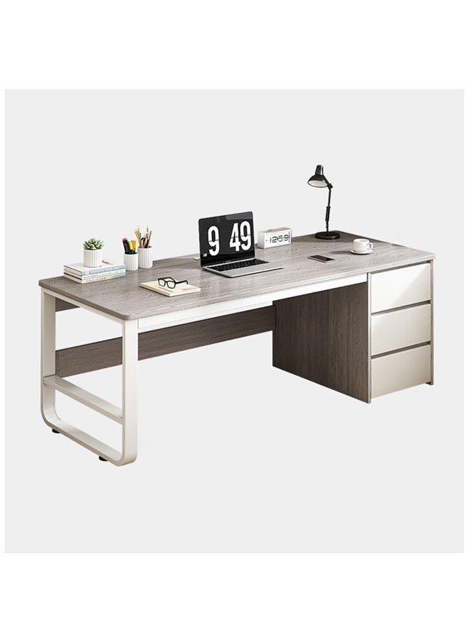 KLNAMAEAAN - Multifunctional Computer Table And Office Desk With 3 Drawers 120 CM - Image 1