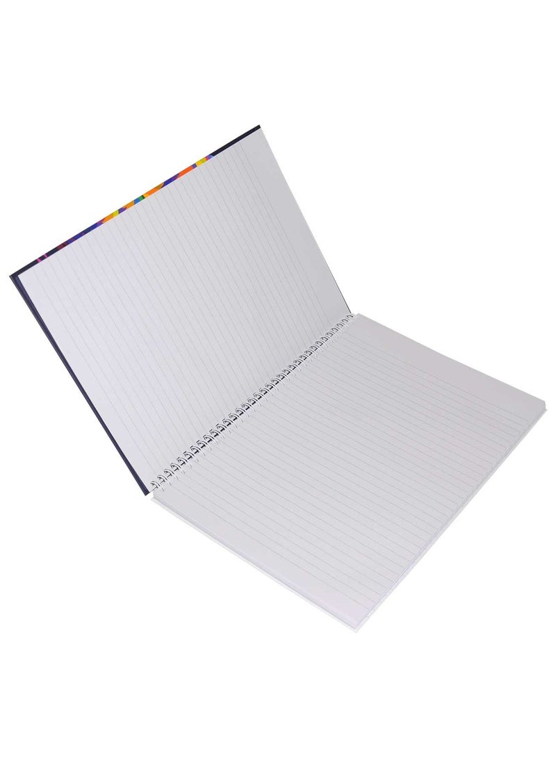 FIS 5 Pieces Spiral Hard Cover Notebook 96 Sheets A4 Swan Design - Image 2