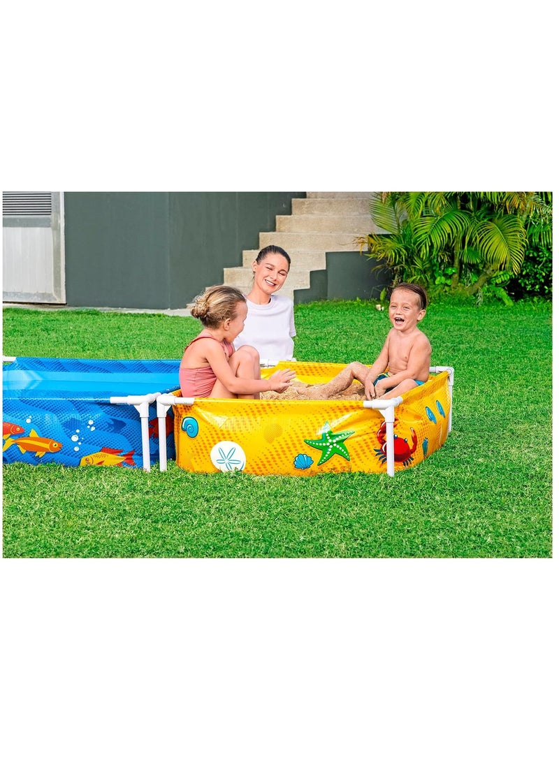 Bestway My First Frame Pool and Sandpit 2.13mx1.22mx30.5cm - Image 5
