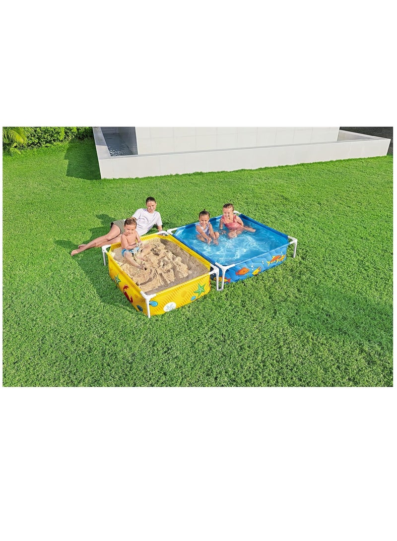 Bestway My First Frame Pool and Sandpit 2.13mx1.22mx30.5cm - Image 2
