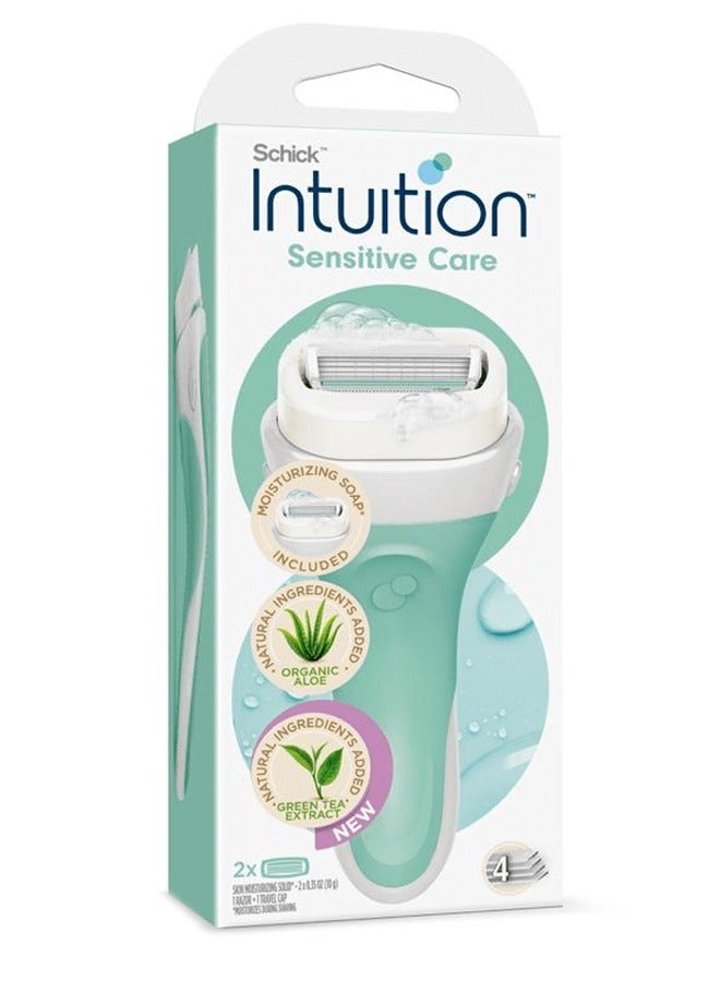 Schick Intuition Shaving razor and foaming mousse with Aloe Vera and Vitamin E - Image 1