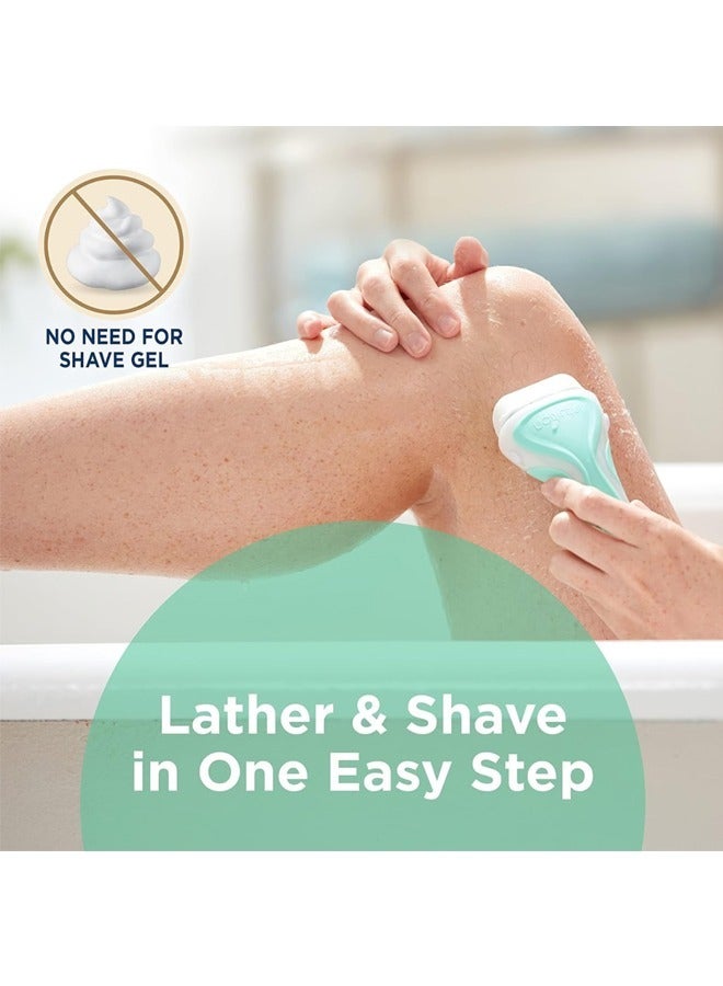 Schick Intuition Shaving razor and foaming mousse with Aloe Vera and Vitamin E - Image 2