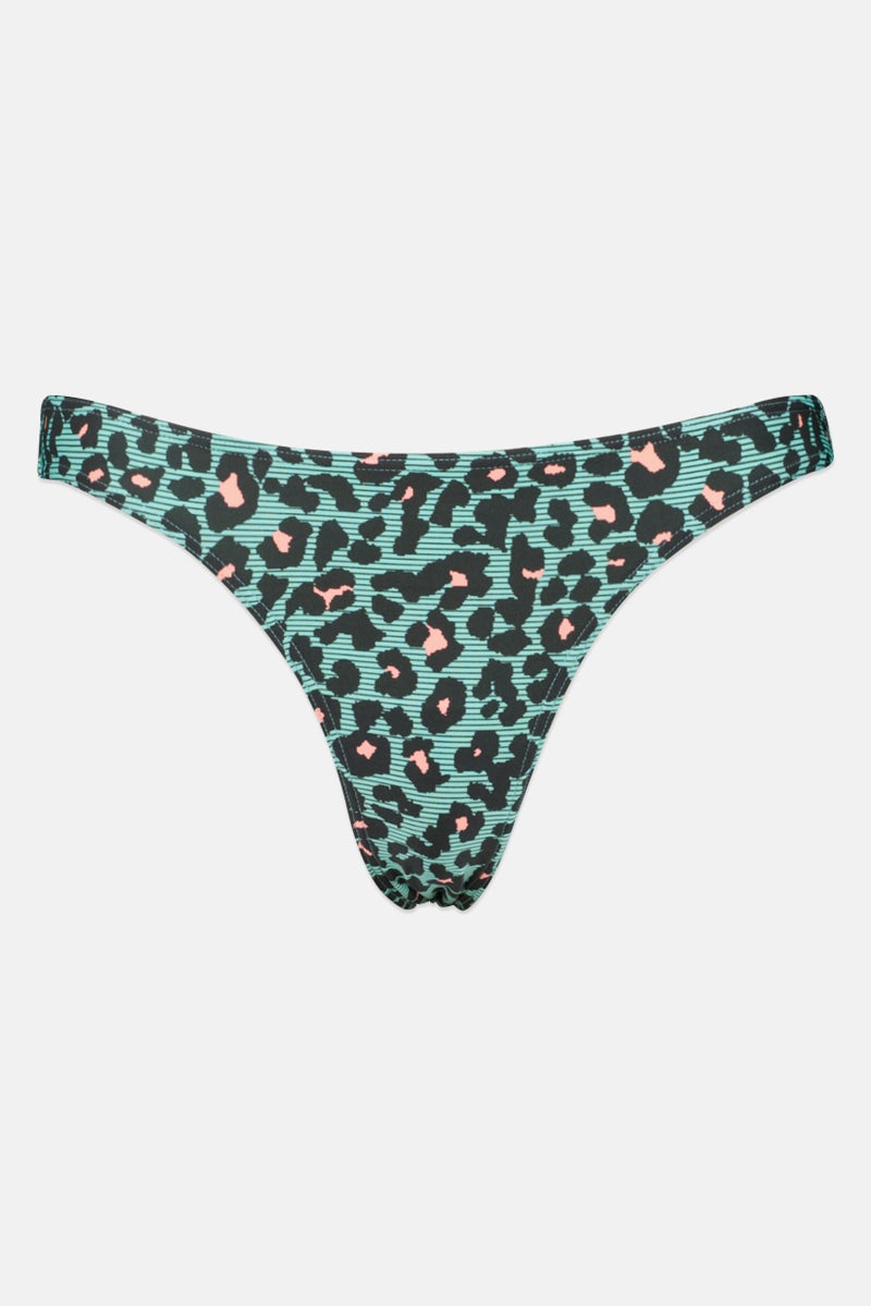 RIP CURL Women Animal Print Bikini Bottom, Multicolor - Image 2