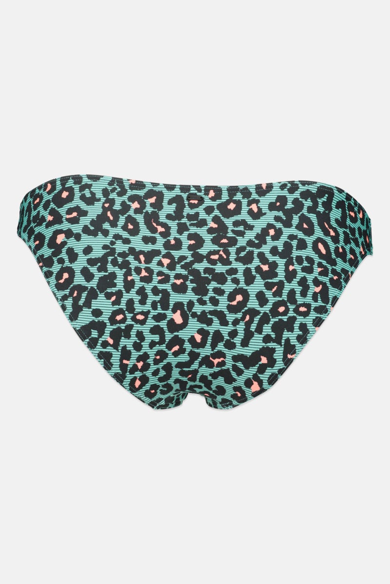 RIP CURL Women Animal Print Bikini Bottom, Multicolor - Image 3