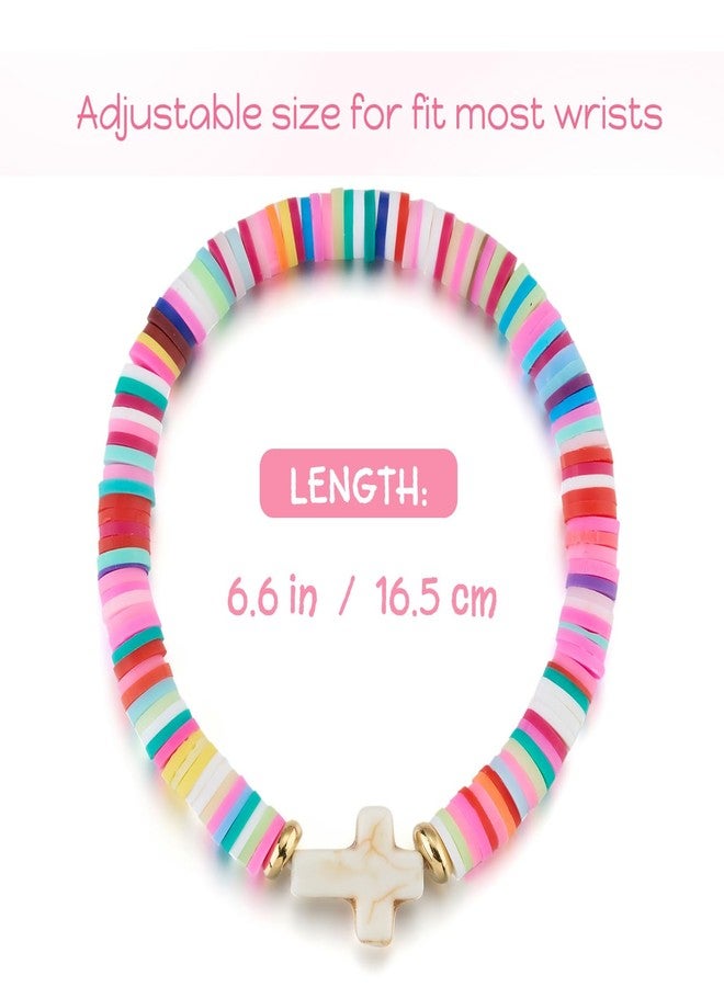 Sanyaa 12 Pcs Easter First Communion Baptism Cross Bracelets Set Gifts for Teen (#2) - Image 4