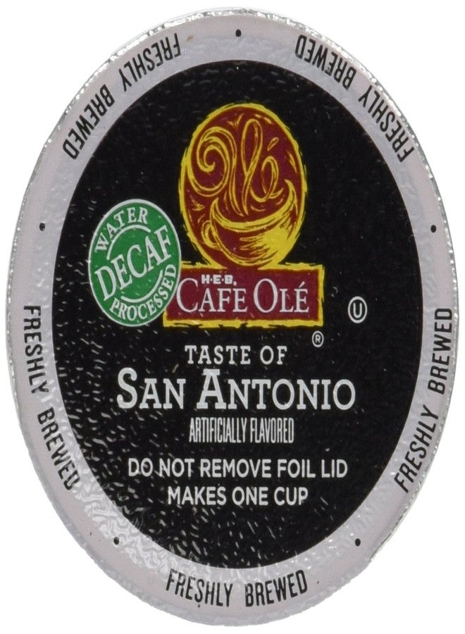 قهوة HEB Taste of San Antonio منزوعة الكافيين (قهوة مُحضّرة مرة واحدة) - علبة واحدة تحتوي على 12 كيسًا
