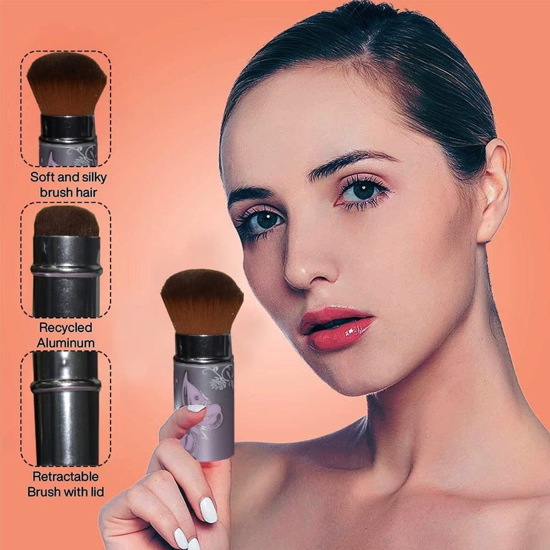 Tandem Foundation Brush Premium Synthetic Makeup Brushes for Liquid CreamBlending MineralPowderBuffing StipplingEasy to Clean 10 x 3 - Image 4
