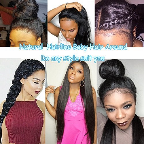 Thriving 150% Density Straight Lace Front Wigs for Black Women 100% Human Hair Wigs Glueless Lace Front Human Hair Wigs with Baby Hair(22inch with 150% density, lace front wigs) - Image 5