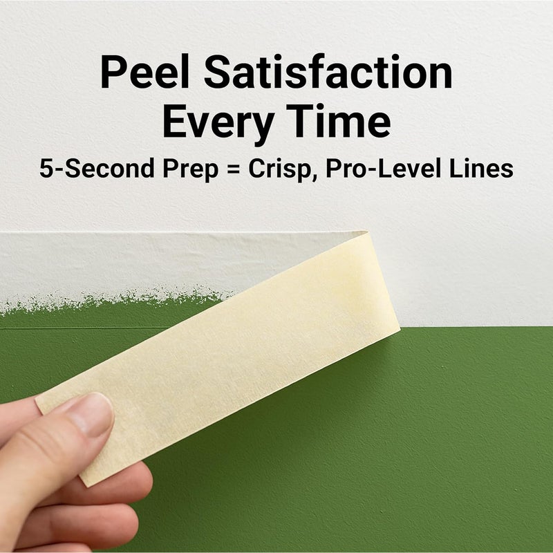 GPG2 BlockR Starter Pack, Edge Treatment Kit with 2 Paper Masking Tapes, Get Clean Paint Lines with Any Tape, 40+ Treatments - Image 2