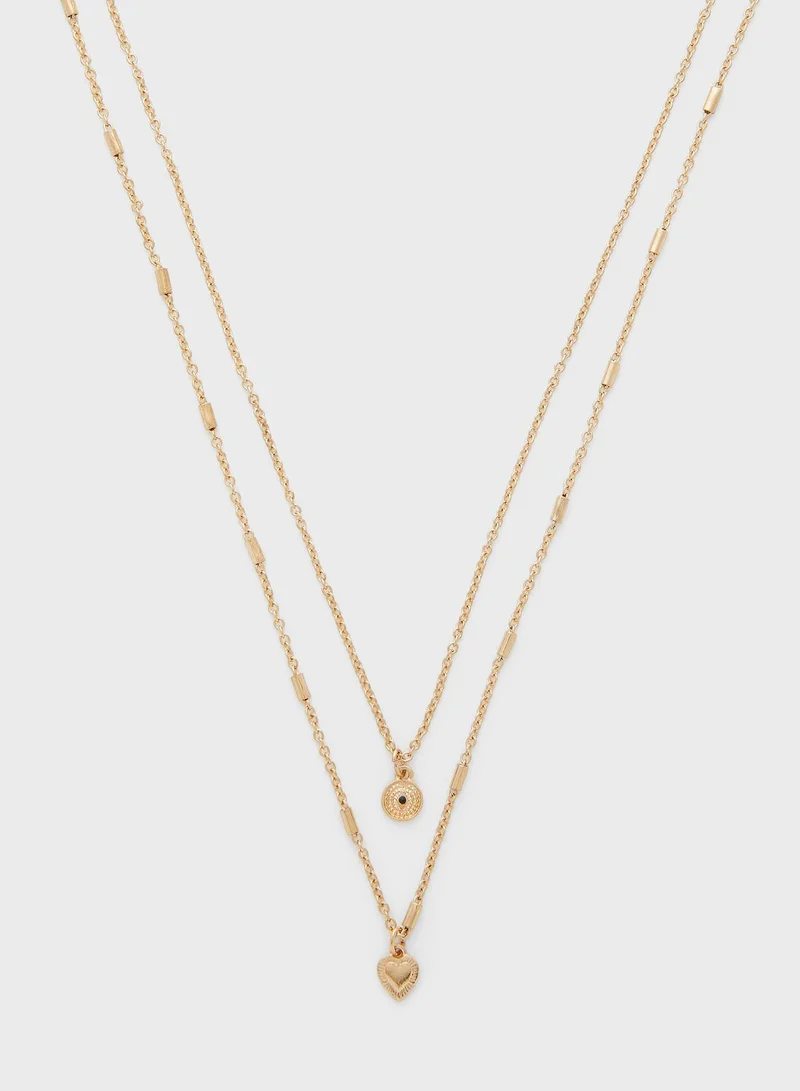 Hema Pendant Set Of 2 Necklaces