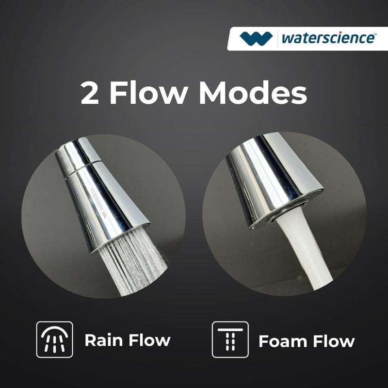 WaterScience Tap Extension for Kitchen Sink | 2 Flow Modes | Flexible Faucet Extender for Taps | Aerators for Water Tap | Upto 70% Water Saving - Flexi Cone - Image 4