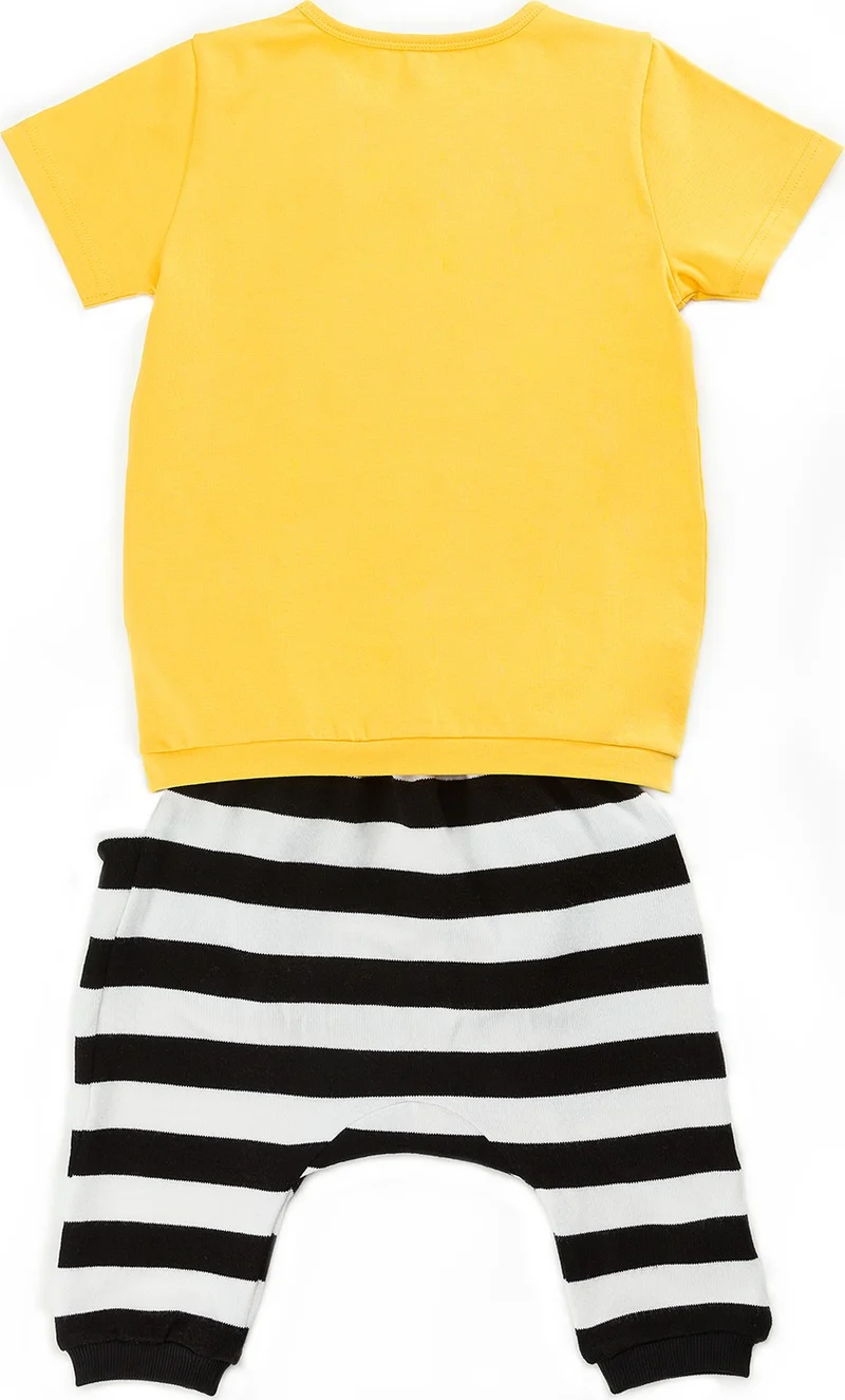 Denokids Vız Vız Maya Girls T-shirt Capri Shorts Set