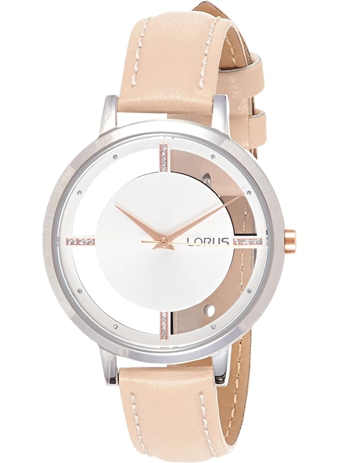 لوراس ساعة نسائية بحزام جلدي Rg291Px9 - Image 1