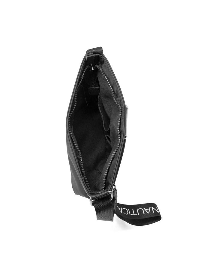 NAUTICA Womens Diver Nylon Small Crossbody Bag Purse With Adjustable Shoulder Strap Cross Body Black One Size Us  - Image 2