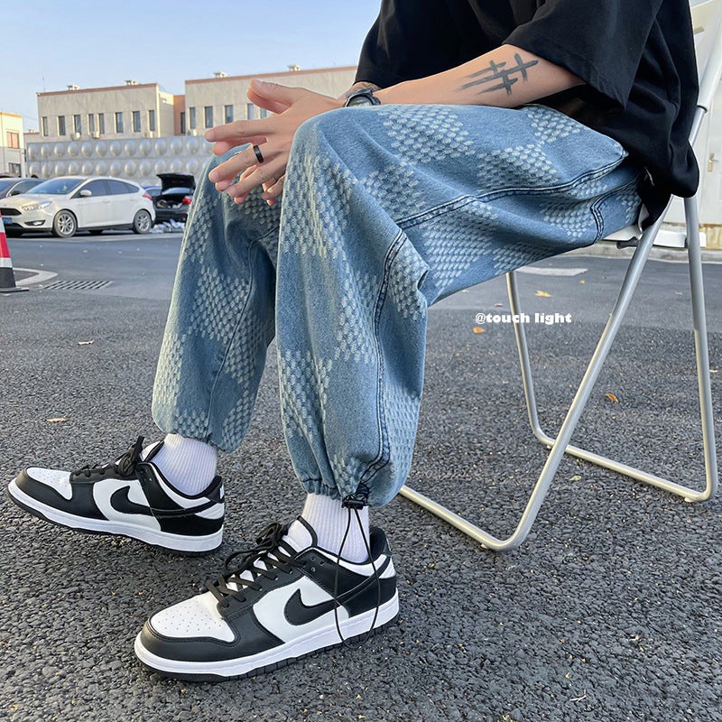 Unisex Classic Denim Jeans Loose Fit Daily Outdoor Wear - Image 3