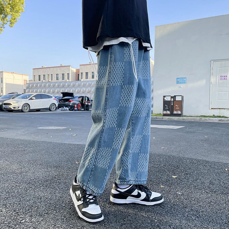 Unisex Classic Denim Jeans Loose Fit Daily Outdoor Wear - Image 2