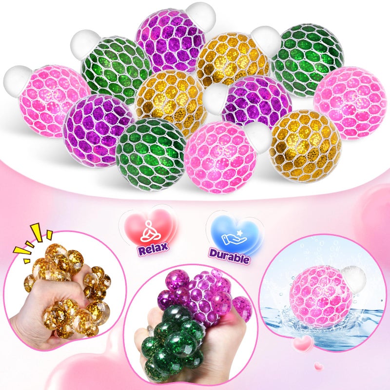 AuroTops Valentines Day Cards for Kids,24 Pack Squeeze Balls Fidget Toys Bulk with Valentine's Day Cards for Kids School Classroom Exchange Valentines Gifts for Boys Girls,Kids Party Favors Prizes - Image 5