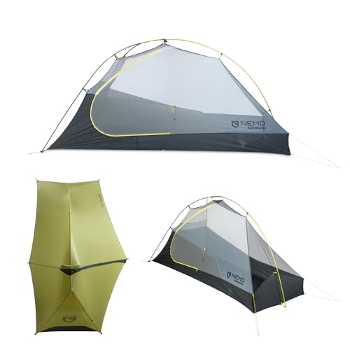 NEMO Equipment Hornet OSMO Ultralight Backpacking Tent 1Person Birch BudGoodnight Gray - Image 1